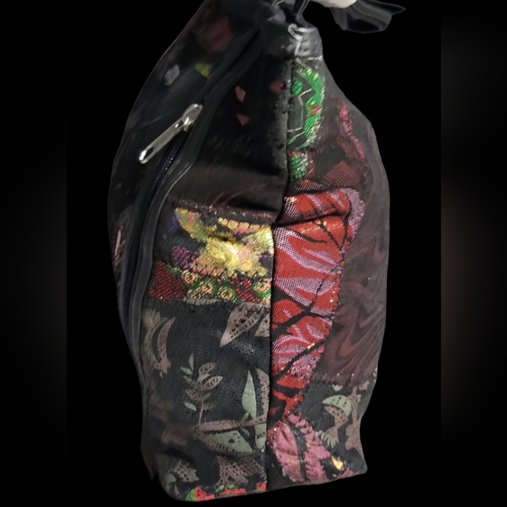 Stefano Suede Leather Patchwork Designer Bag - image 2